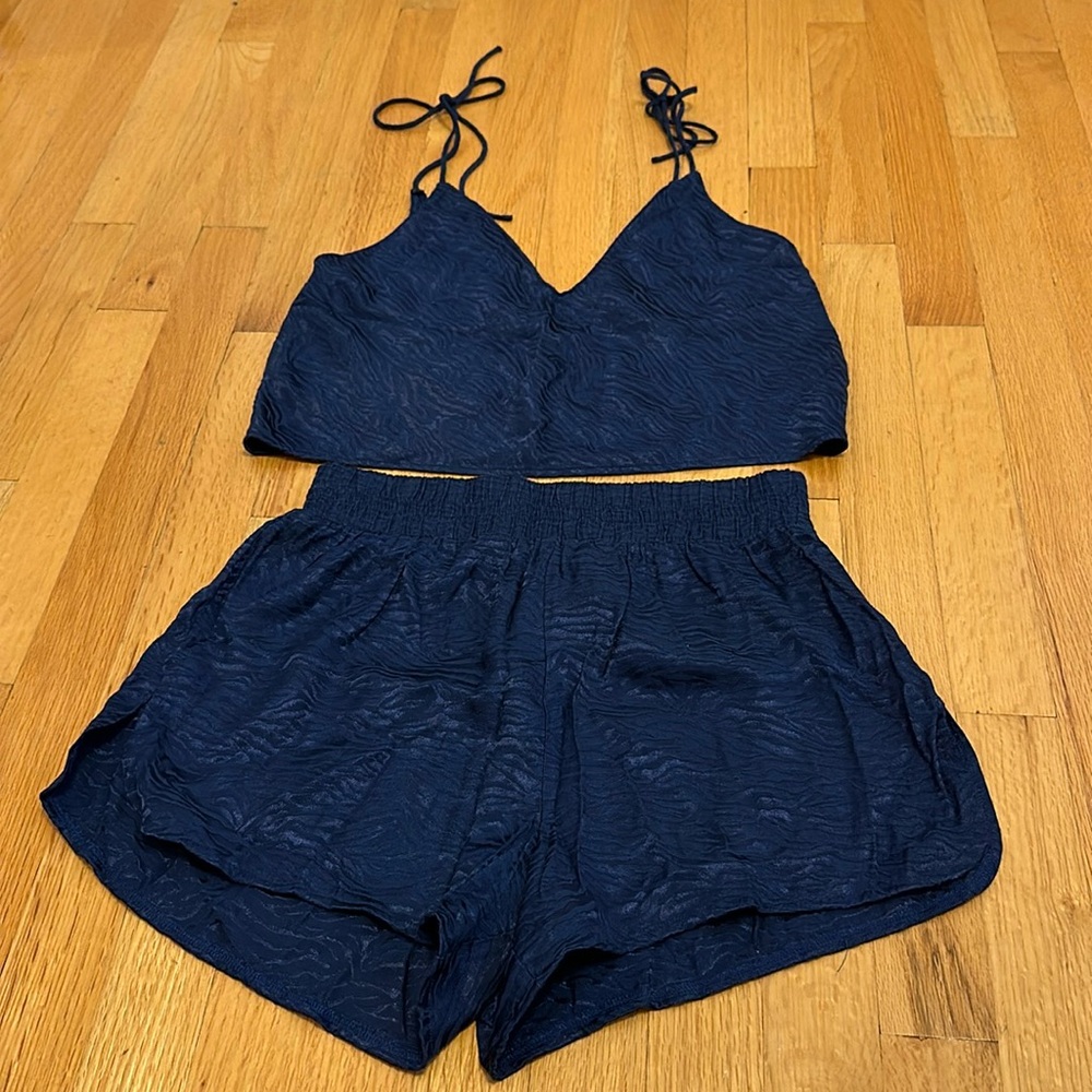 Satin sleep set